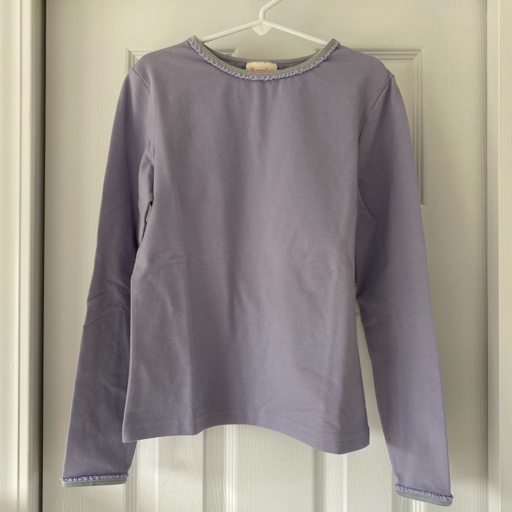 NWT Hartstrings Girls Purple Long Sleeves Top